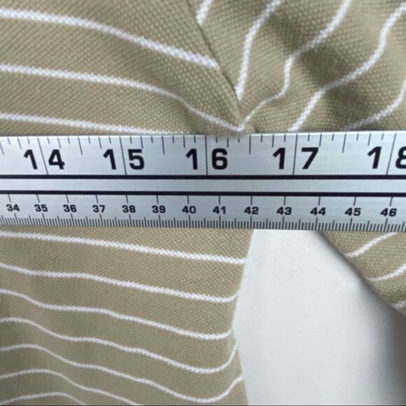 Reformation Striped Mini Dress Sami Tan Womens Size XS 3/4 Sleeves Minimalist‎ - Picture 10 of 13